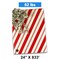 Striped Christmas Wrapping Paper Diagonal Peppermint Stripe 24''x833'